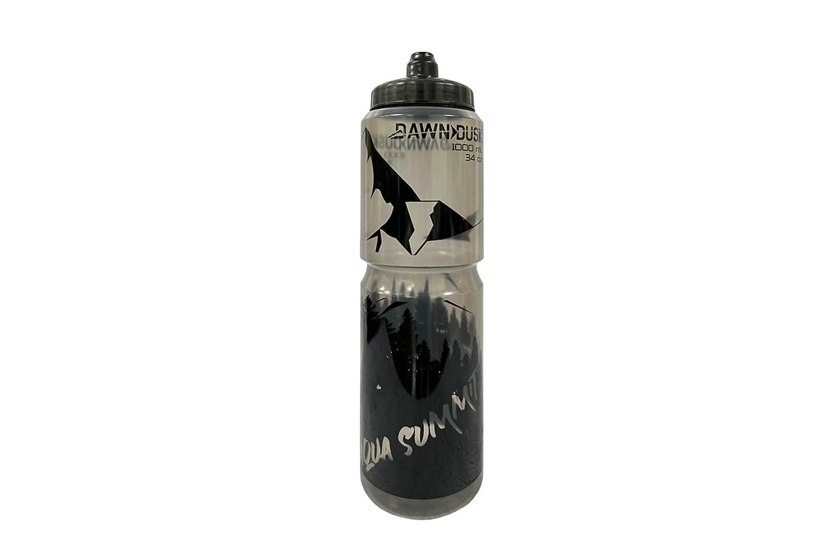 Dawn to Dusk Aqua Summit Water Bottle - 34oz - 34 oz. (Black/Clear)